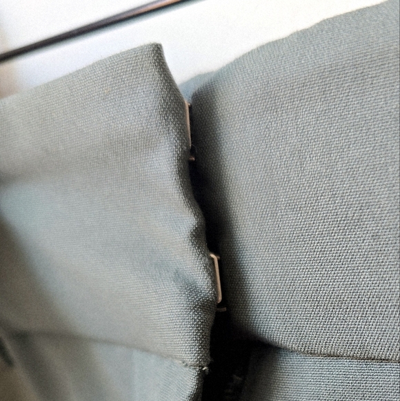 H&M Green Khaki Ankle Pants Dress Trousers Size 10 M - Picture 2 of 5